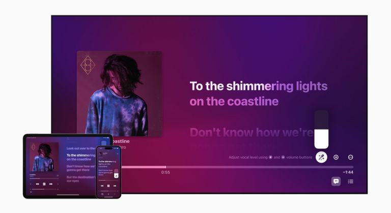 Apple, Apple Music Sing 공개 가사 보기 기능 확장
