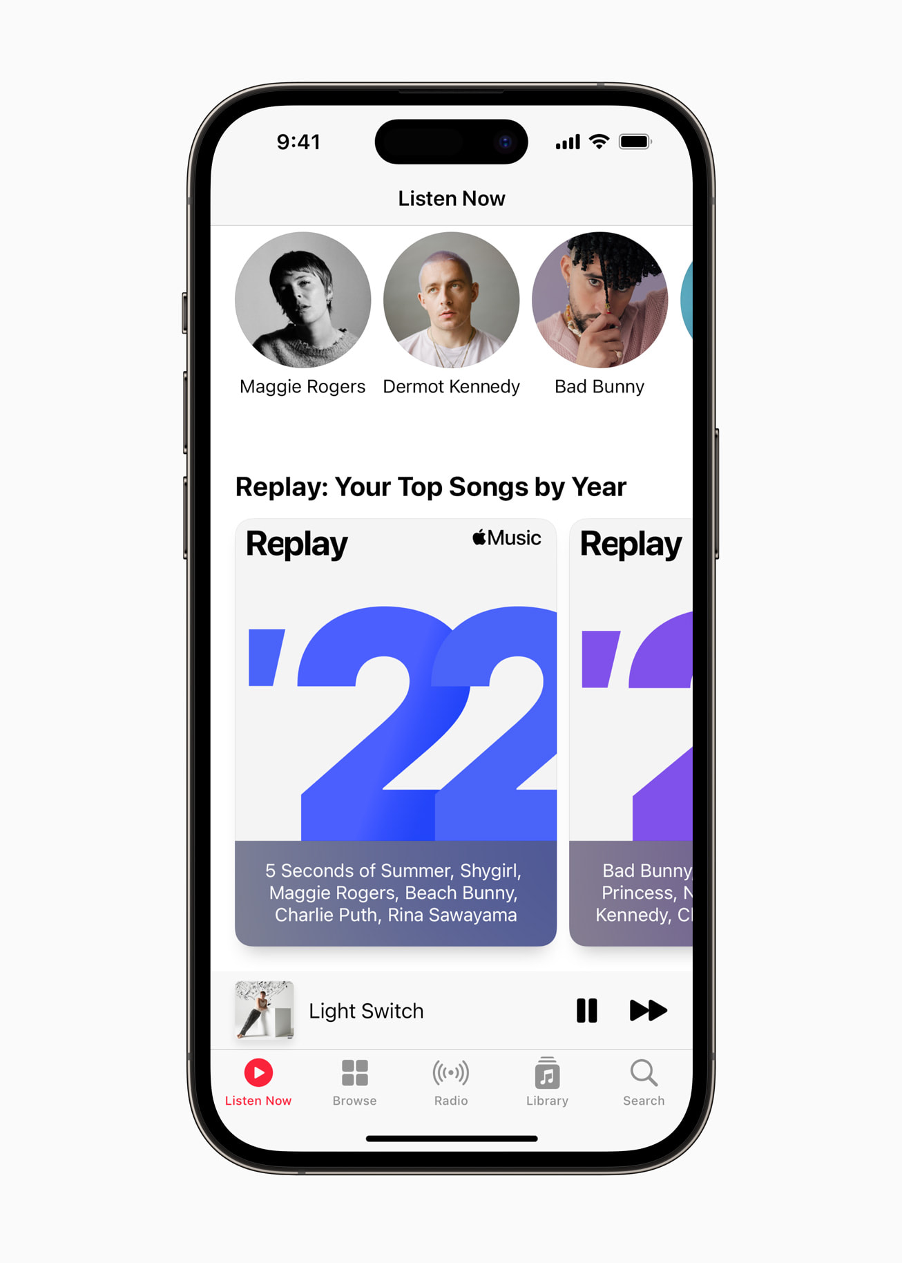 Apple Music, 새롭게 탈바꿈한 Replay 기능 출시, 2022년 TOP 차트도 공개