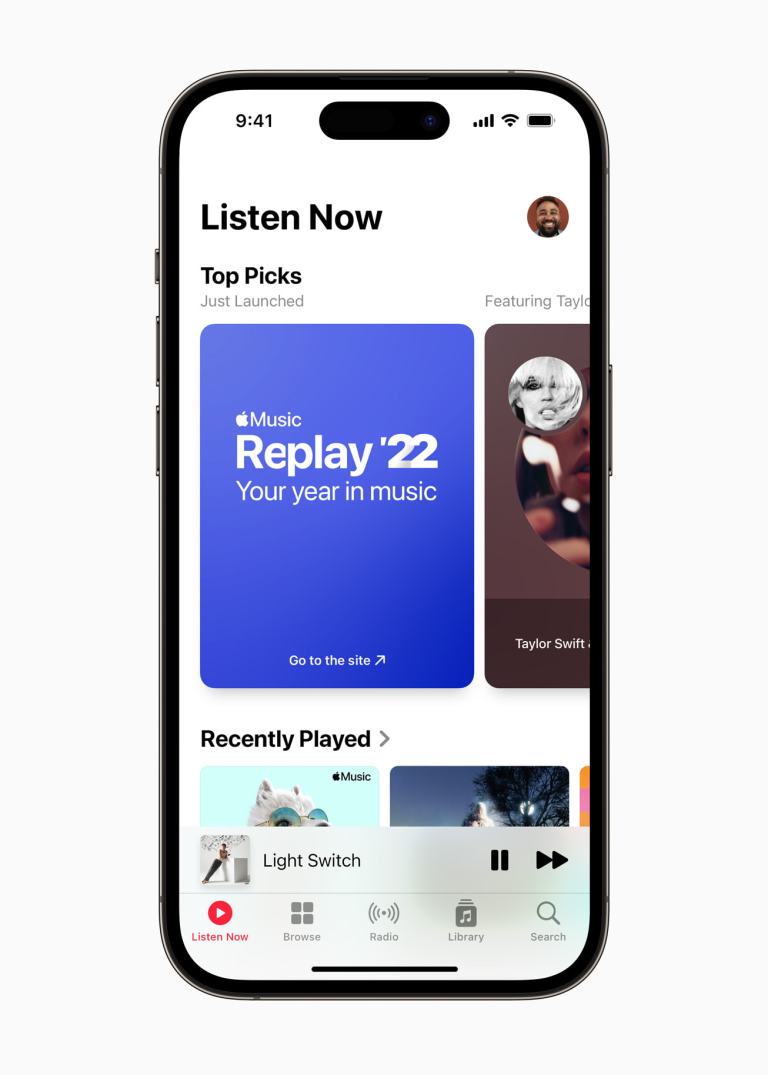 Apple Music, 새롭게 탈바꿈한 Replay 기능 출시, 2022년 TOP 차트도 공개