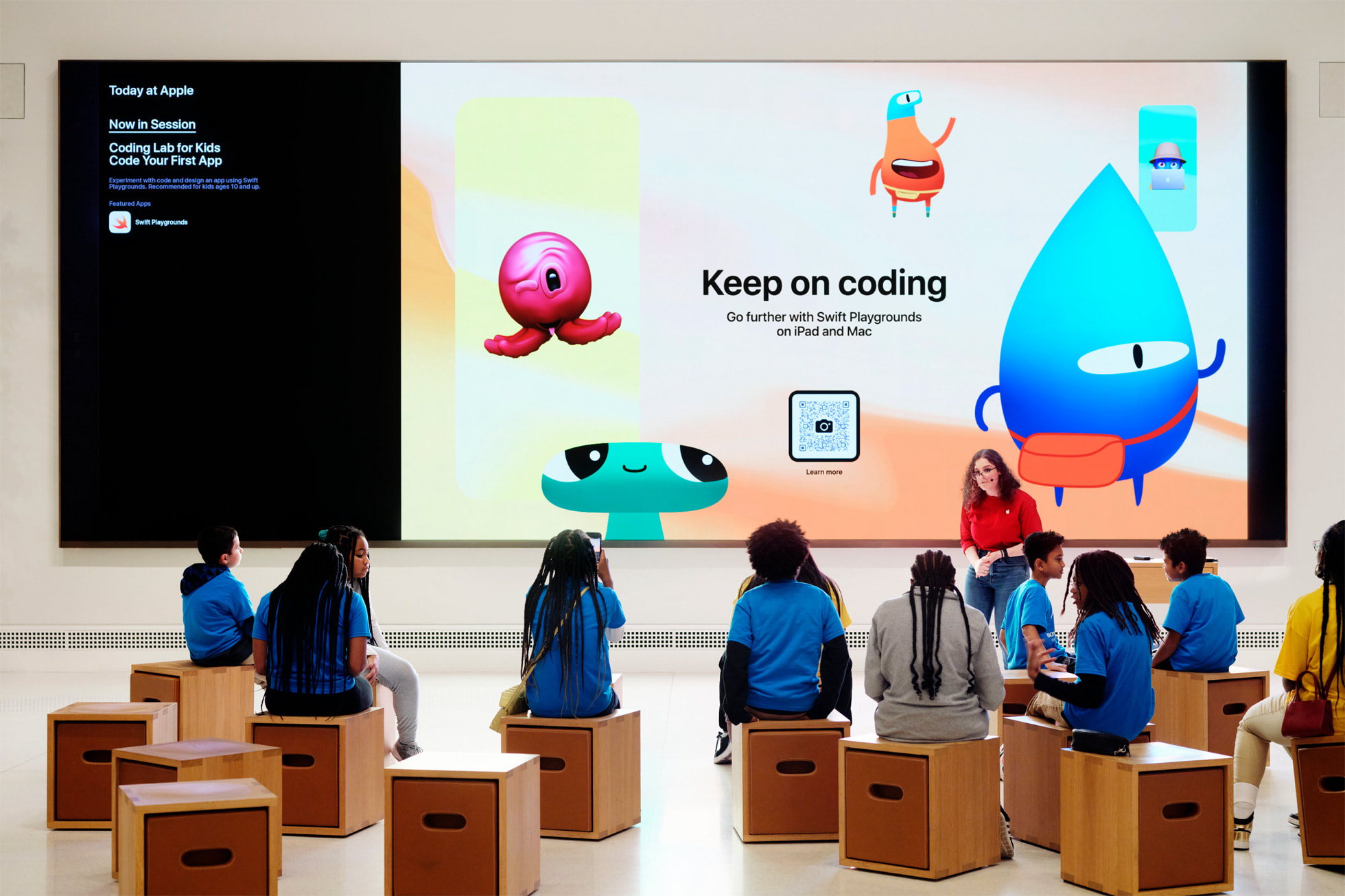 Apple, 신규 Today at Apple 세션과 함께 코딩 교육 리소스 확장