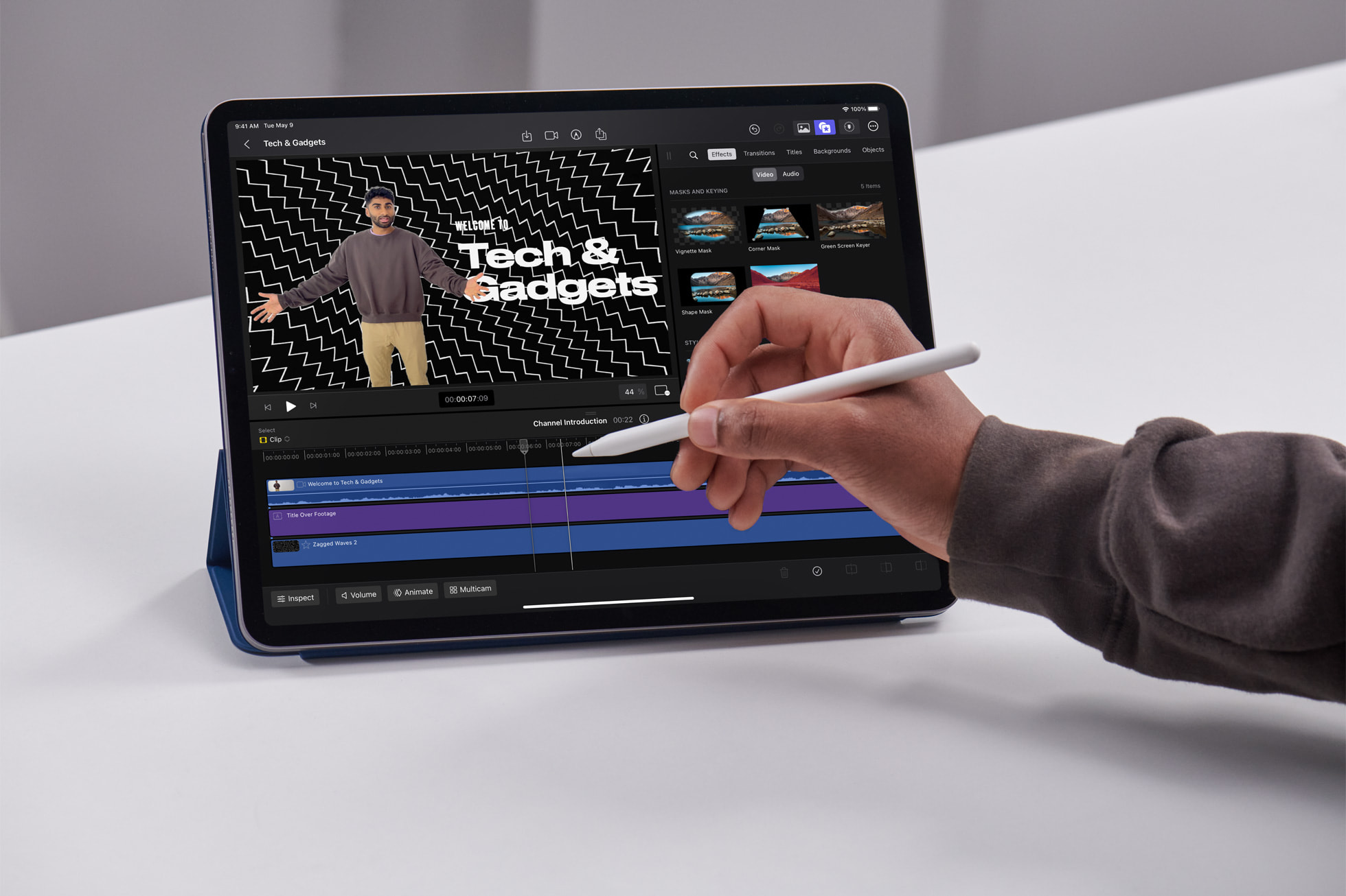 Apple, iPad용 Final Cut Pro 및 Logic Pro 출시
