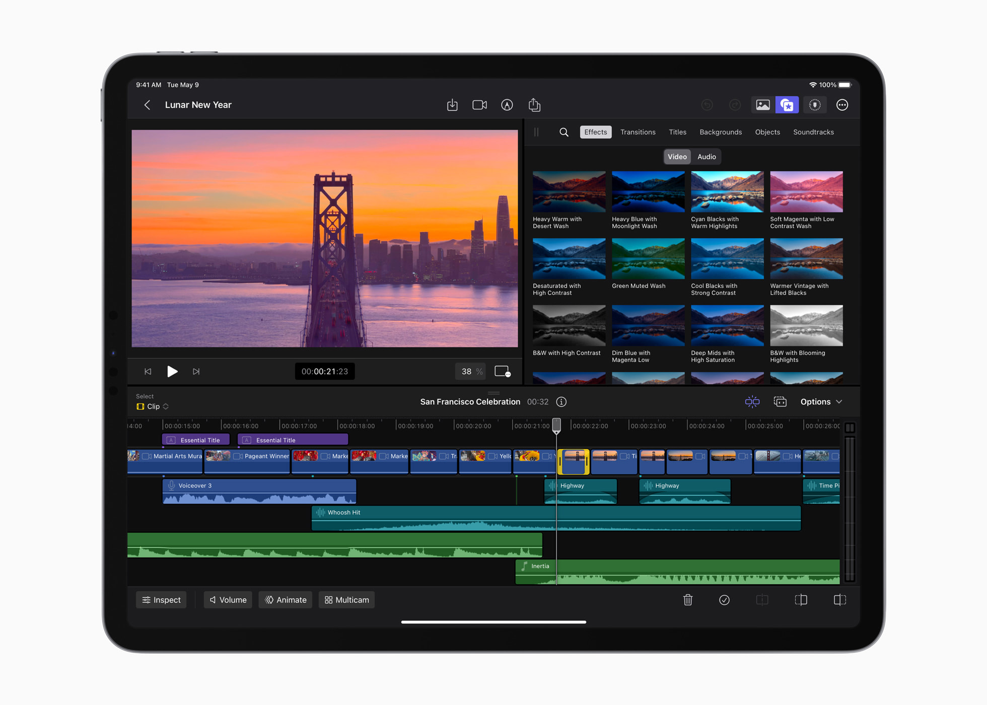 Apple, iPad용 Final Cut Pro 및 Logic Pro 출시