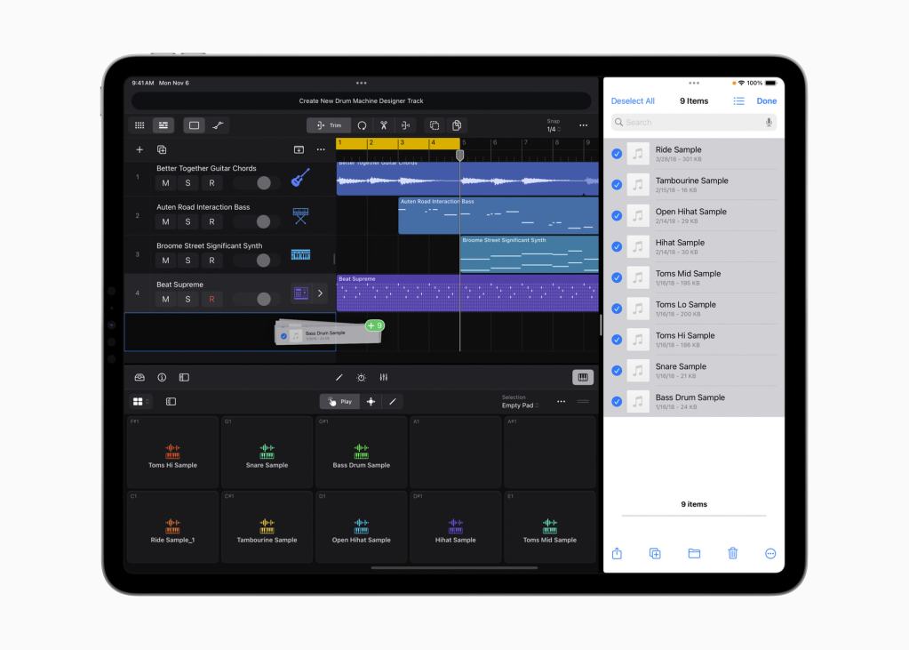 Apple, Mac 및 iPad용 Logic Pro 업데이트 8 apple logic pro slip import big.jpg.large 2x