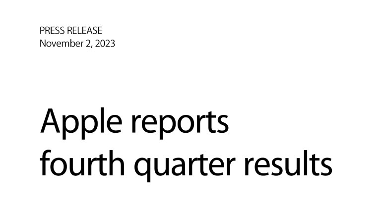 apple reports