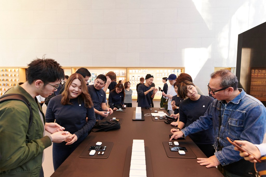 apple airpod pro launch tokyo product table 10302019 big.jpg.large 2x