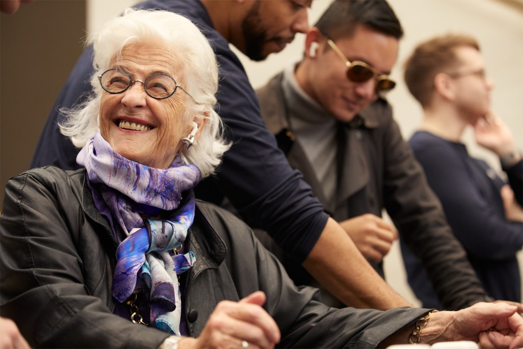 apple airpod pro launch london close up woman 10302019 big.jpg.large 2x