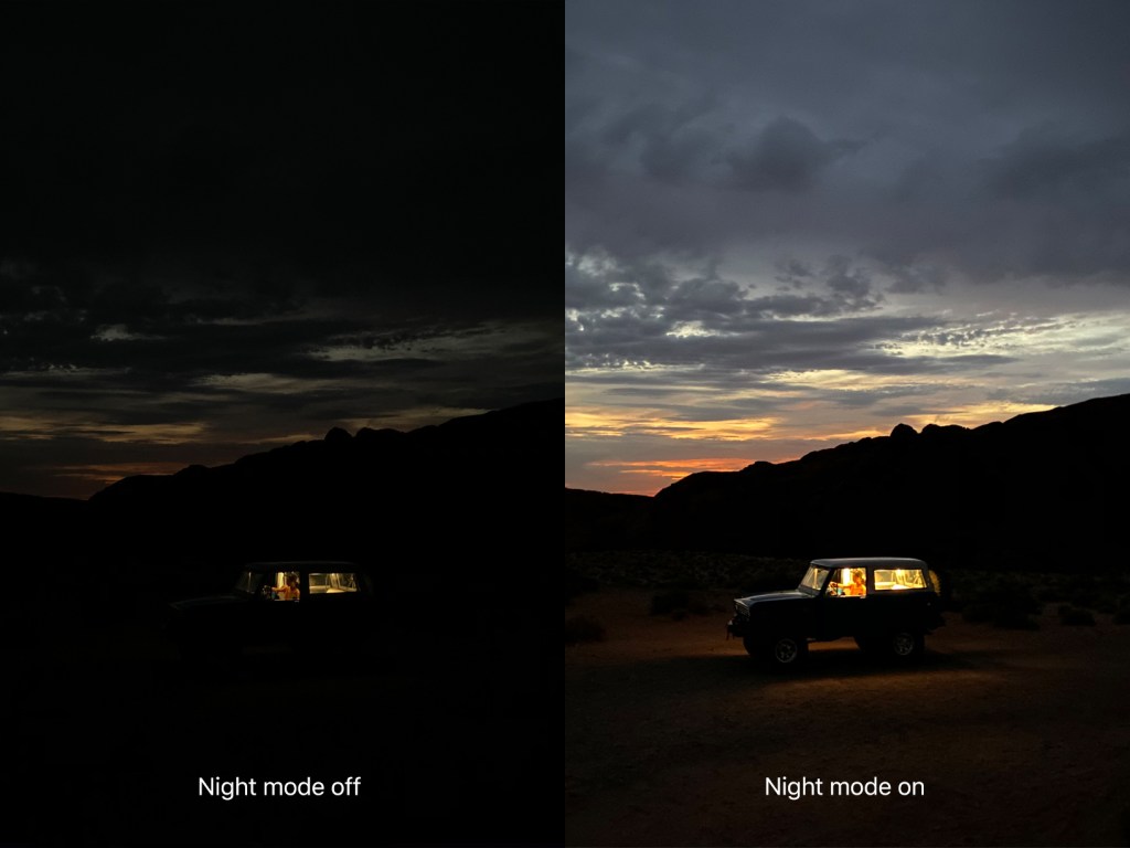 night mode off