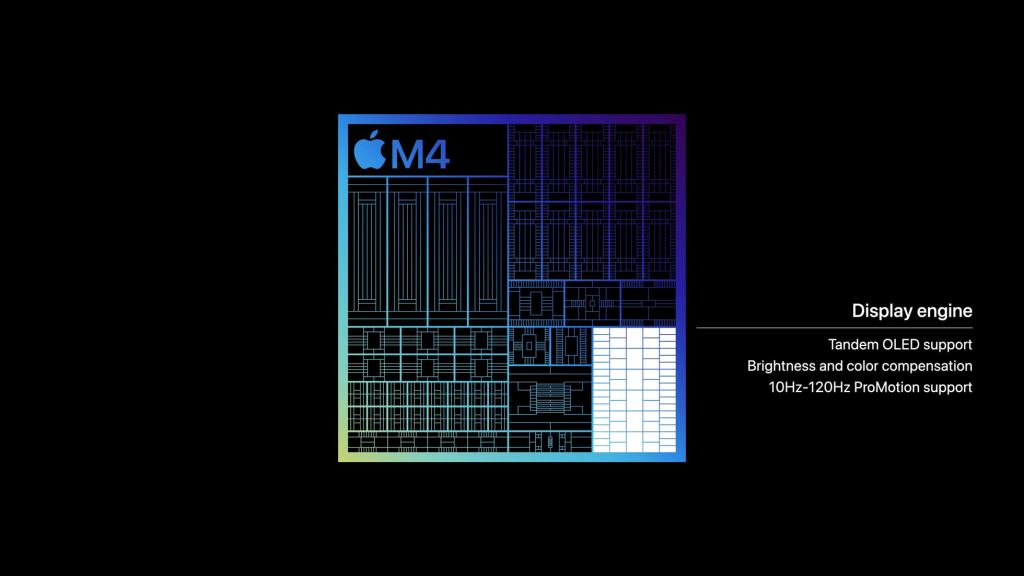 Apple Silicon M4 칩 공개 3 apple m4 chip display engine 240507 big.jpg.large 2x