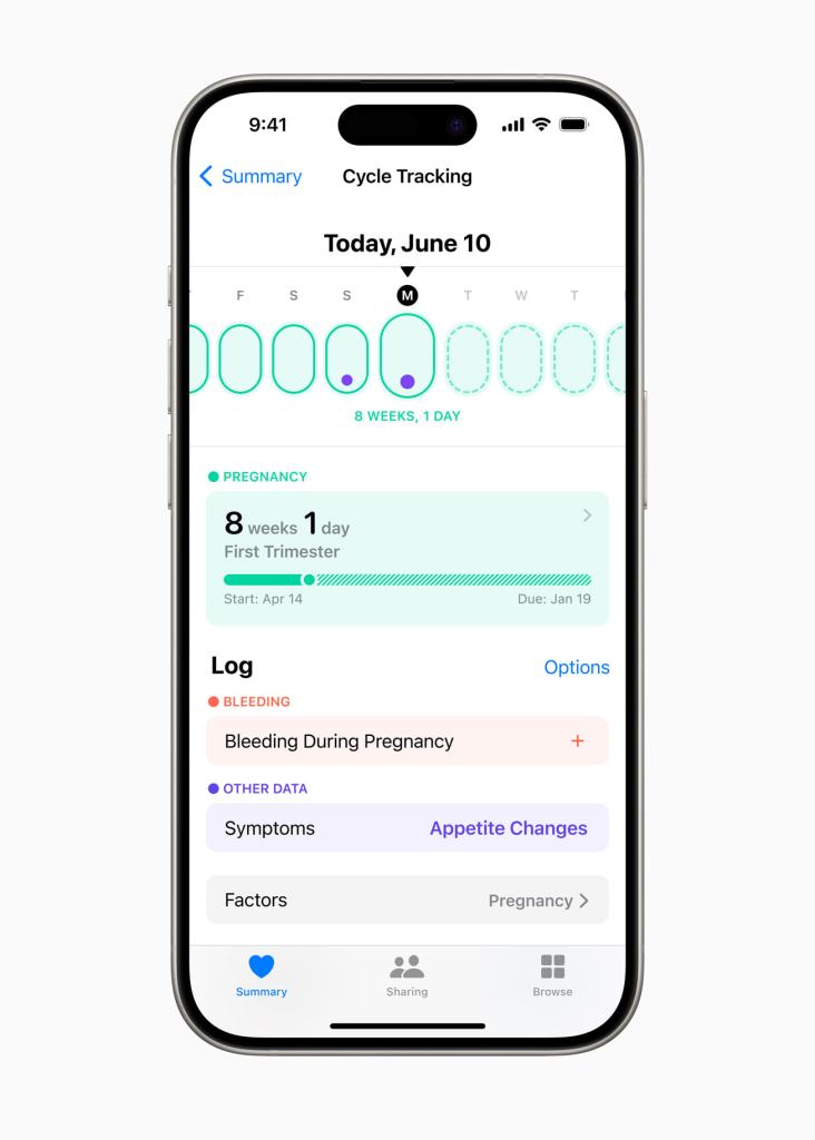 apple wwdc24 ios 18 health app data during pregnancy 240610 inline.jpg.large 2x