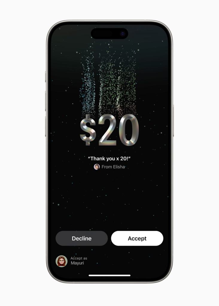 apple wwdc24 ios 18 tap to cash 240610 inline.jpg.large 2x