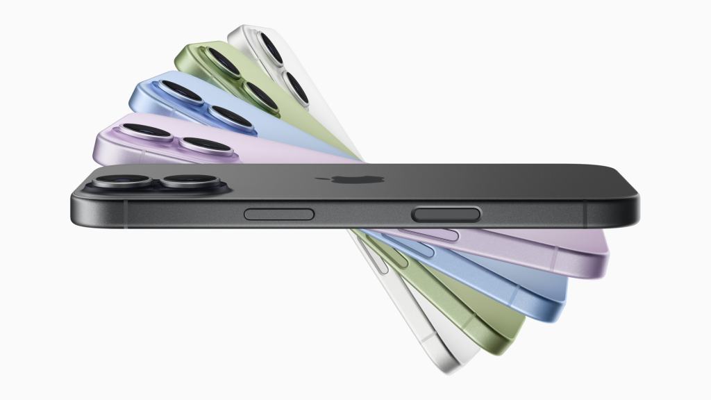 Apple, iPhone 17 발표 3 아이폰 17의 여러 색상과 후면 카메라가 보이는 측면 모습