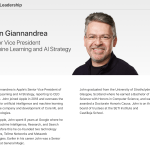 apple loadership john giannandrea