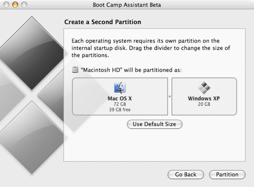 bootcamp_partitiion