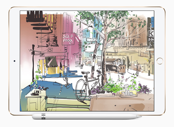 iPad Pro 아티스트들, 어반 스케처스의 10주년을 축하하다 2