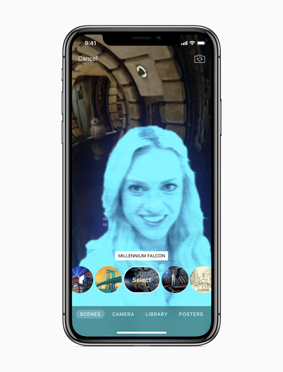 Clips, iPhone X에서 360도 셀피를 위한 Selfie Scenes를 선보이다 3