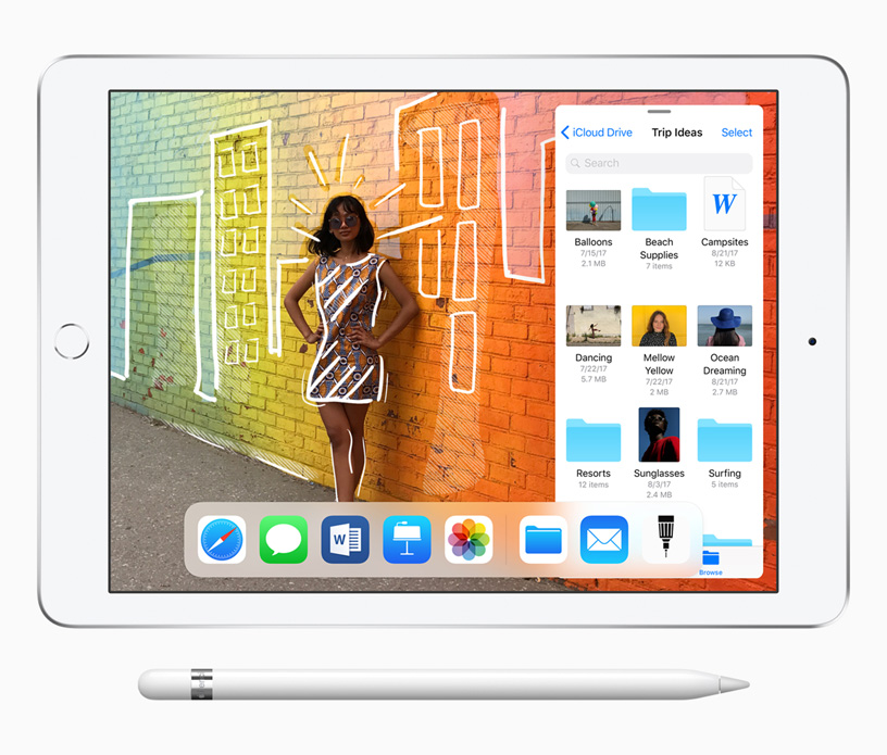 Apple Pencil을 지원하는 새로운 9.7형 iPad 출시