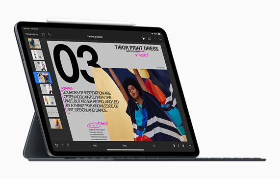 역대 가장 진보한, 가장 강력한 iPad인 전면 화면 디자인의 새로운 iPad Pro 3