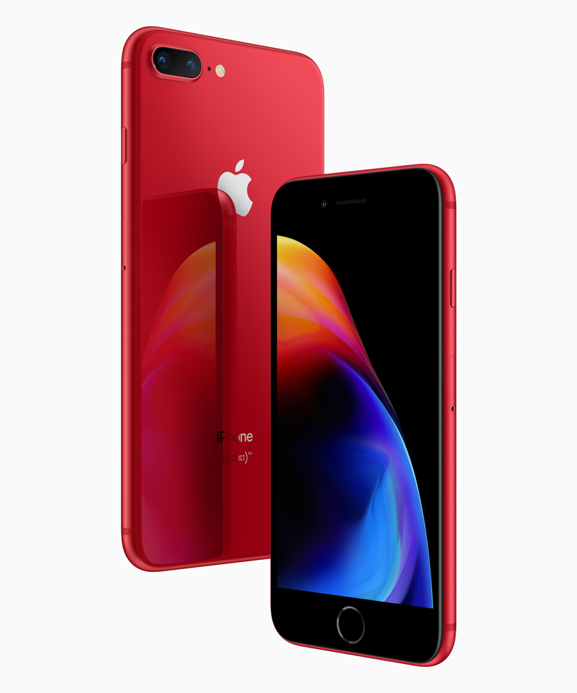 Apple, iPhone 8 및 iPhone 8 Plus (PRODUCT)RED Special Edition 공개