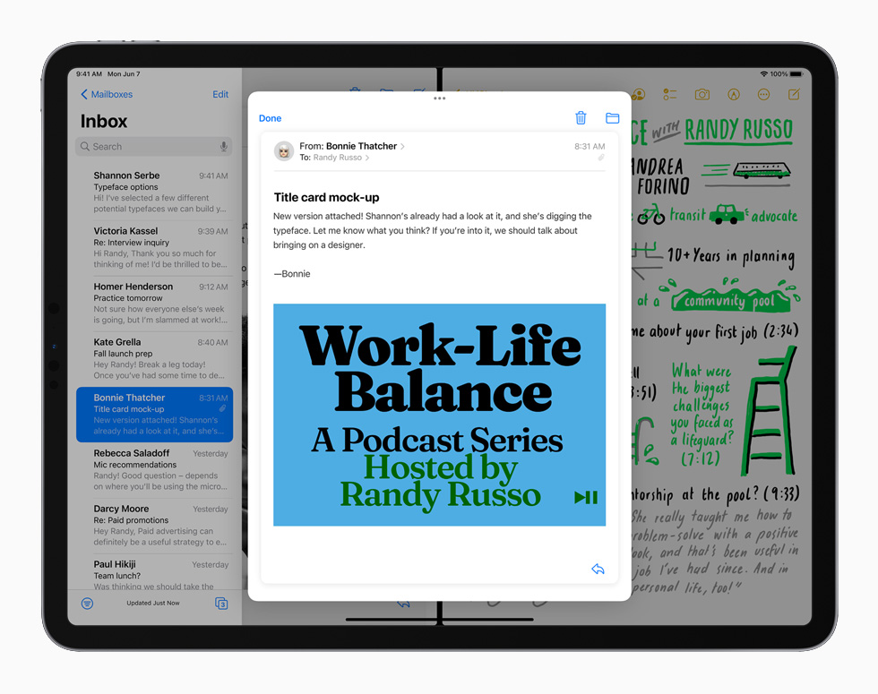 Apple, iPadOS 15과 함께 iPad를 위한 새로운 생산성 기능들을 공개하다 2