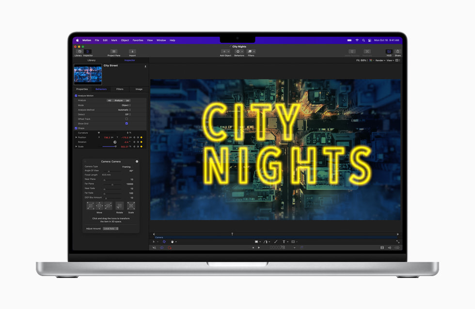 Final Cut Pro 및 Logic Pro, M1 Pro 및 M1 Max를 탑재한 새로운 MacBook Pro의 성능을 활용하도록 업데이트 3