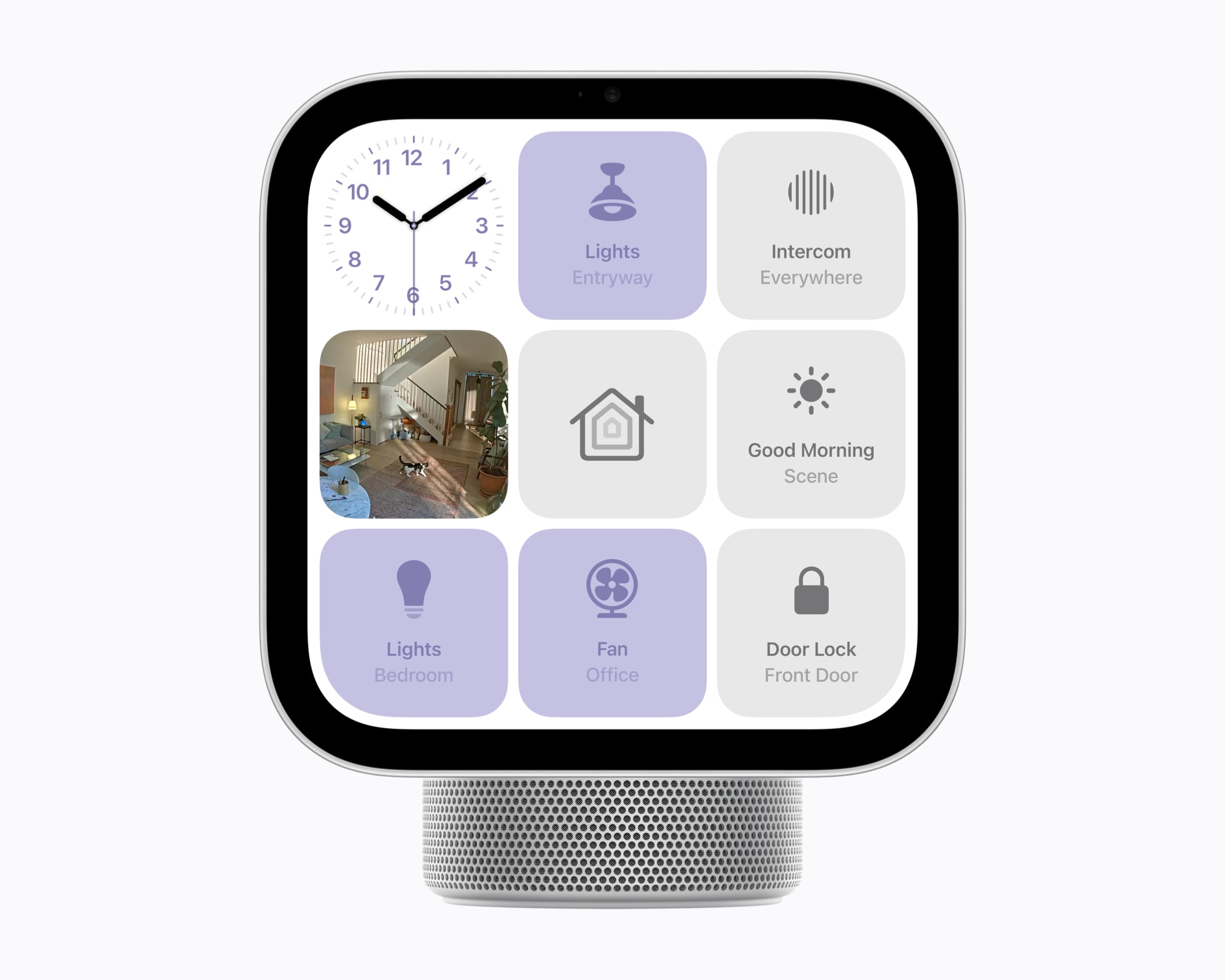 Apple HomeView 스마트 홈 제어 화면