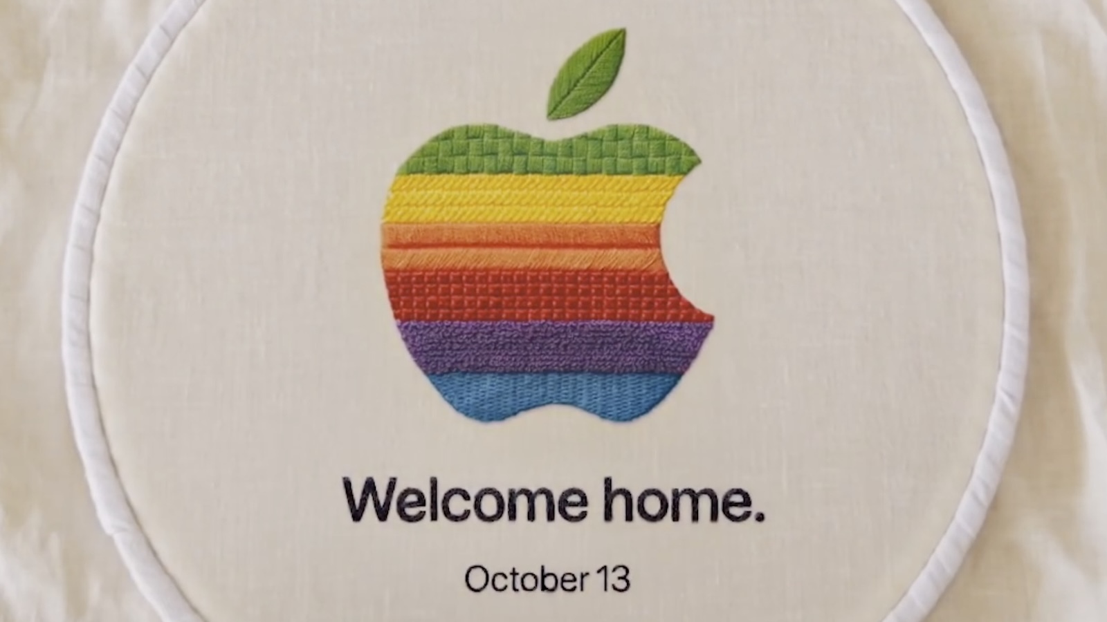 Apple Welcome home 10월 13일 공개 예고 이미지