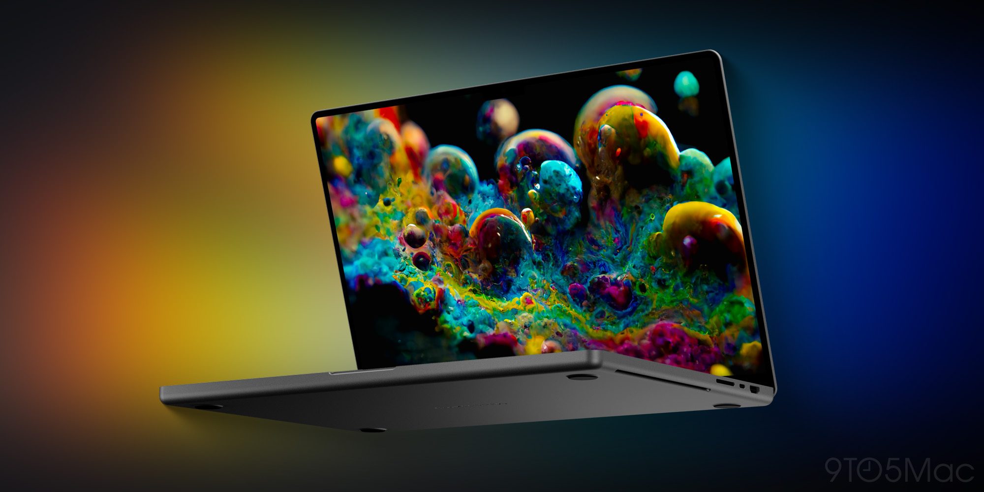 OLED 터치스크린 MacBook Pro 예상 목업