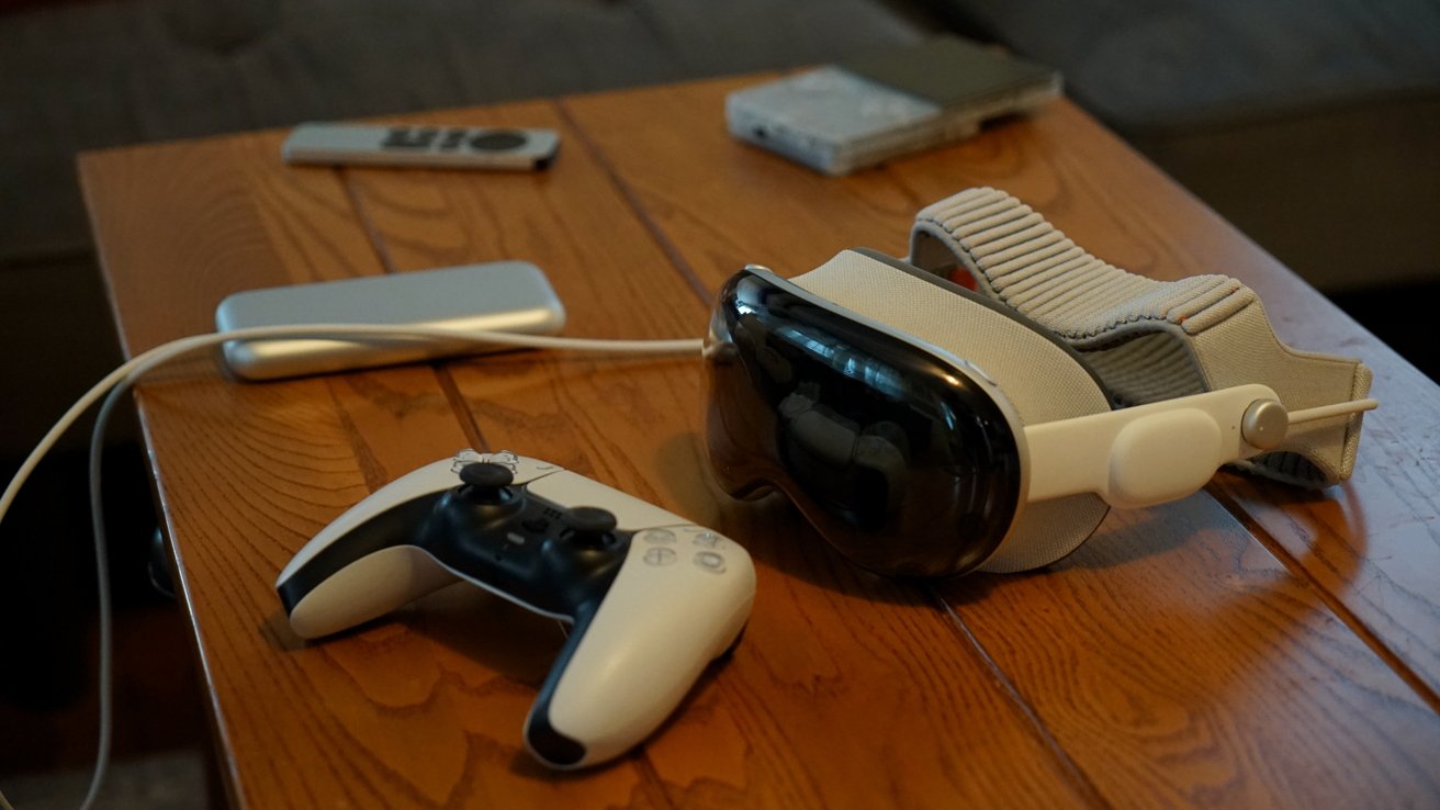 DualSense 컨트롤러와 Apple Vision Pro